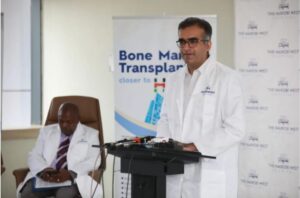 Dr. Guarav Dixit, Head of Bone Marrow Transplant Unit at the Nairobi West Hospital