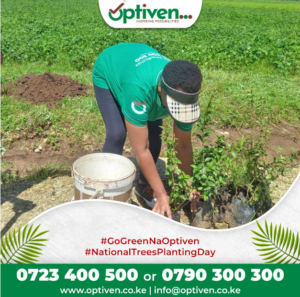 How Optiven Spearheaded Nationwide Effort on National Tree-Planting Day