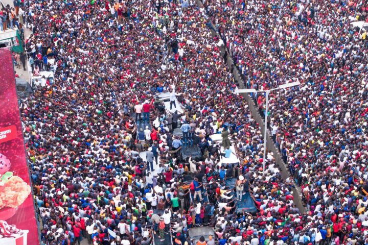 Chaos Erupts at Edwin Sifuna-Led Rally in Kitengela as Police Disperse Crowd with Teargas